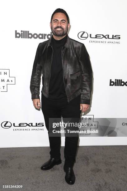 Enrique Santos attends the Billboard Latin AMA Fest at NeueHouse Los Angeles on October 15, 2019 in Hollywood, California.