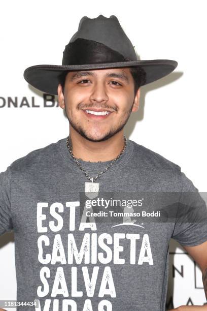 Christian Nodal attends the Billboard Latin AMA Fest at NeueHouse Los Angeles on October 15, 2019 in Hollywood, California.