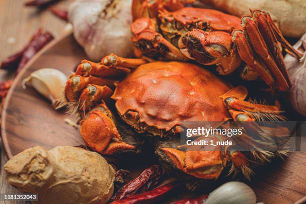 crab marcophotography - chilli crab stock pictures, royalty-free photos & images