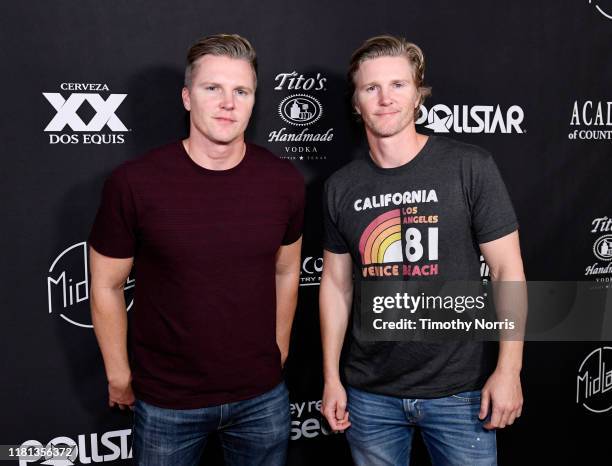 Trent Luckinbill and Thad Luckinbill attend Midland LIVE at the Palomino on October 15, 2019 in North Hollywood, California.