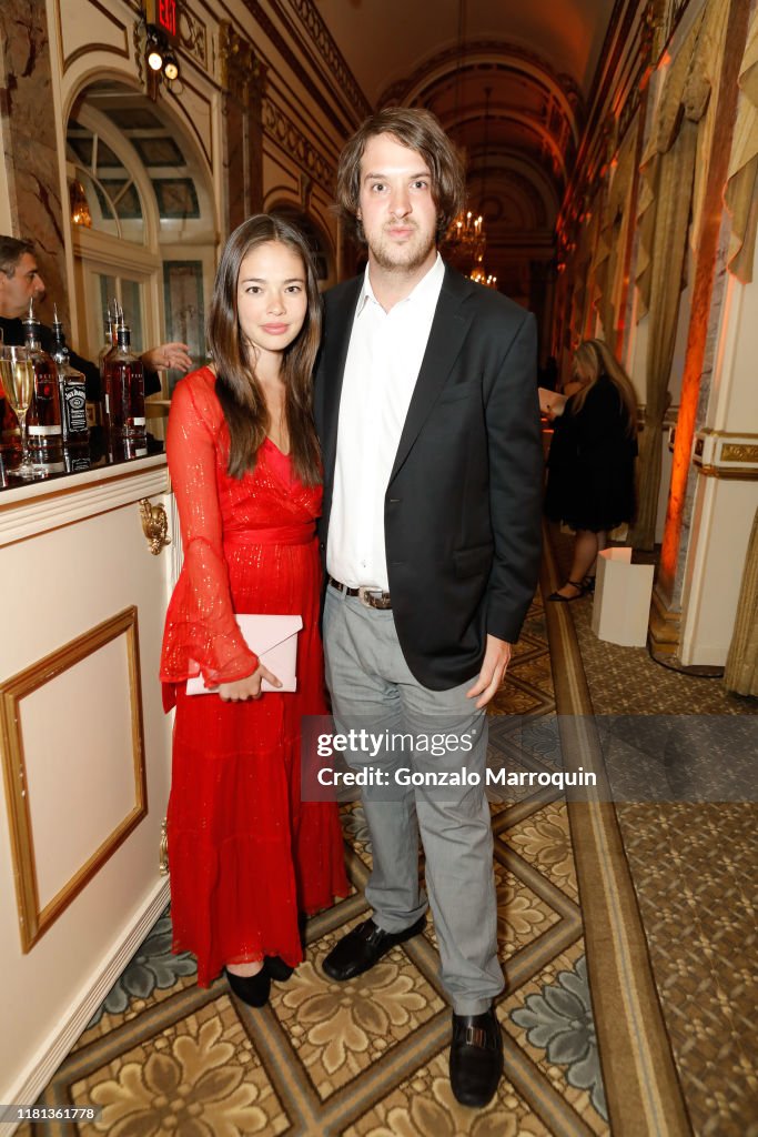 Maxine Petry and Mark Dalio during the Casita Maria's 2019 Fiesta at