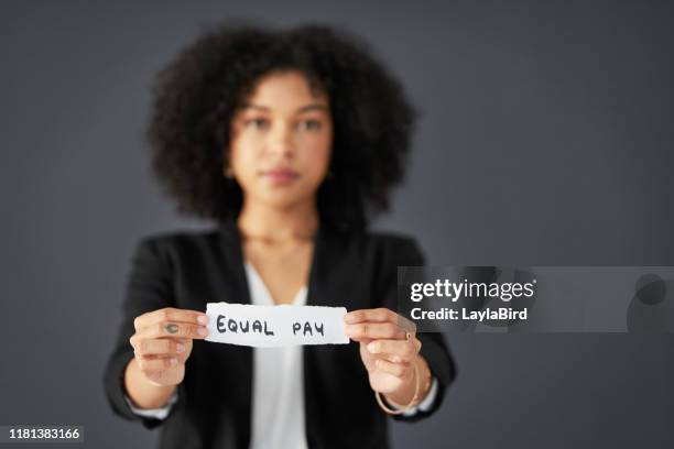 same qualification, same job, same pay - equal pay day stock pictures, royalty-free photos & images