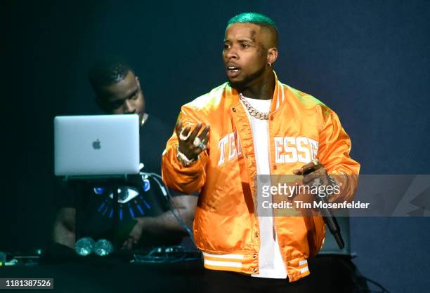 Tory Lanez performs at Oakland Arena on October 15, 2019 in Oakland, California.