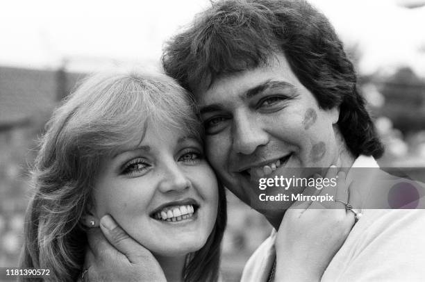 Linda Nolan and her husband Brian Hudson. 21st July 1984.