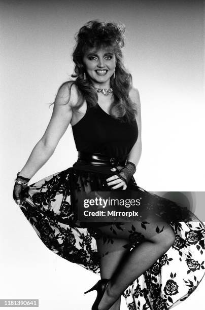 Singer and actress Linda Nolan. 5th March 1985.