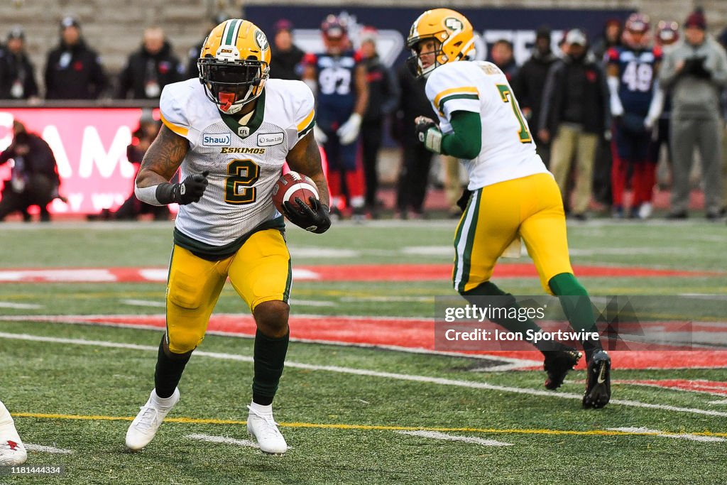 CFL: NOV 10 Edmonton Eskimos at Montreal Alouettes