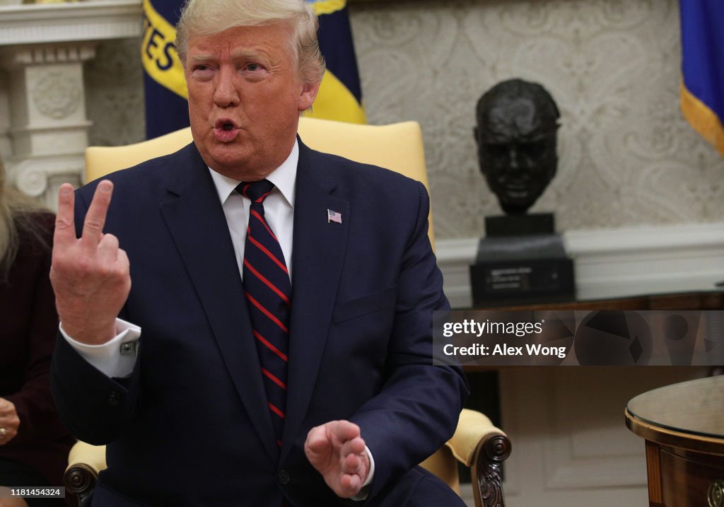 President Trump Hosts Italian President Sergio Mattarella At The White House