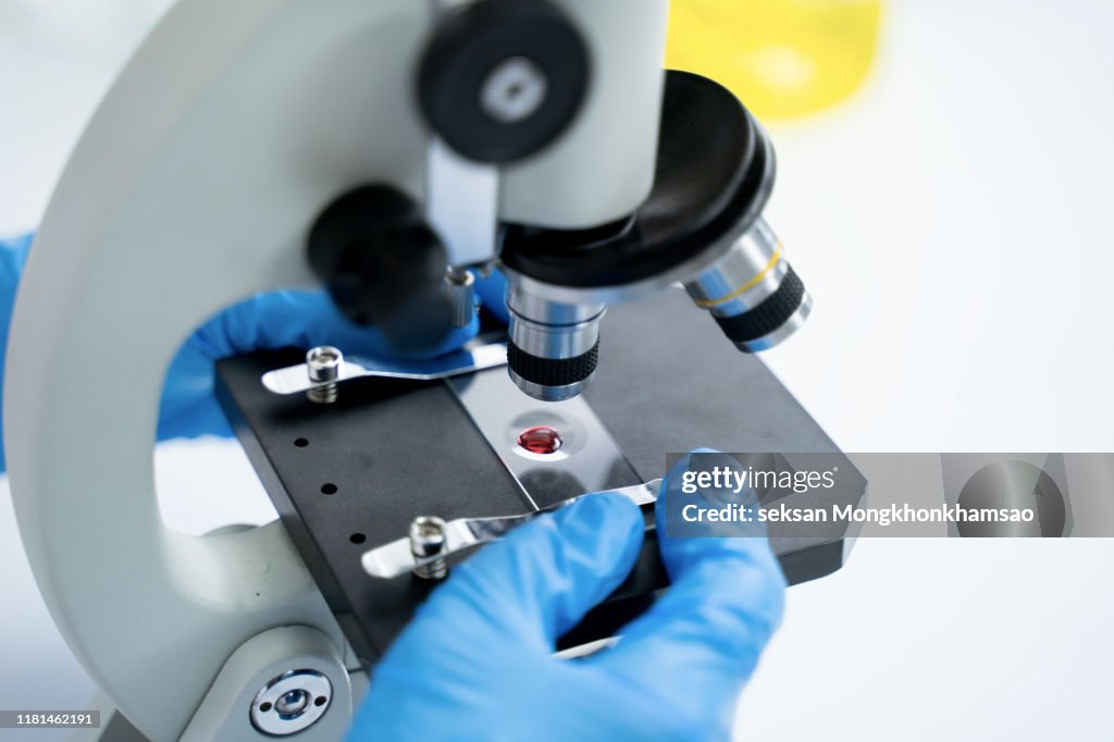 Microscope In Laboratory High-Res Stock Photo - Getty Images