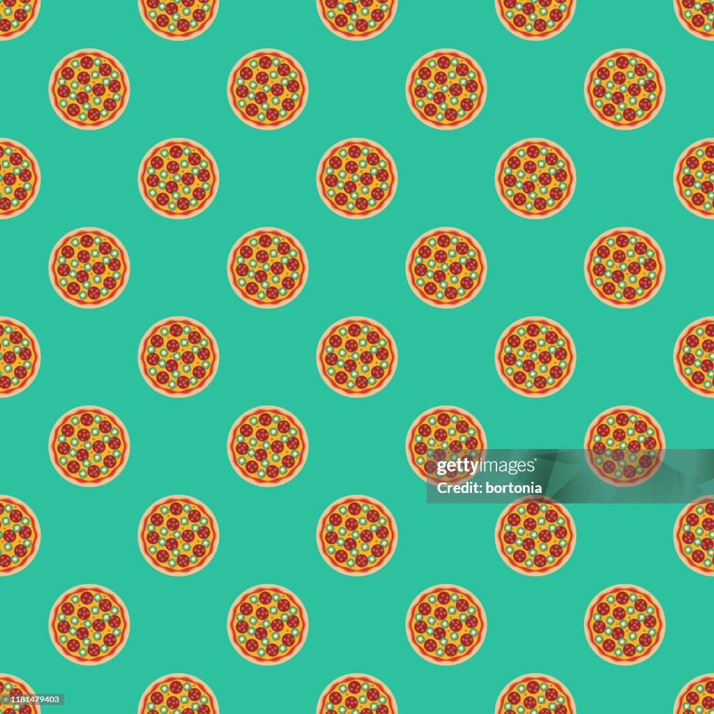 Pepperoni Pattern Free Spicy Pepperoni Pizza Pattern High-Res Vector Graphic - Getty Images