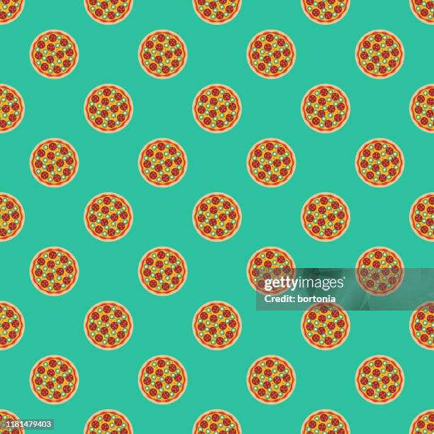 Pepperoni Pattern 128 Pepperoni Pizza Wallpaper High Res Illustrations - Getty Images