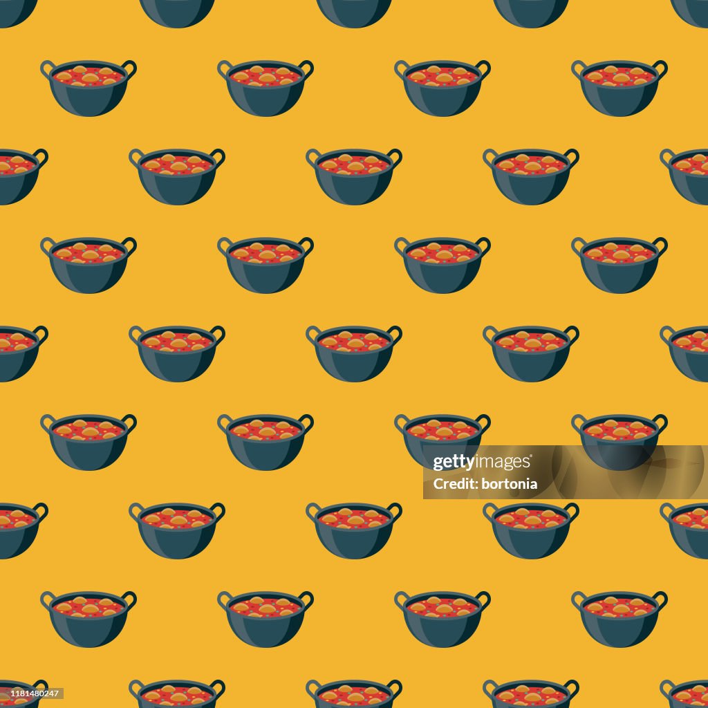 Tikka Masala Indian Food Pattern