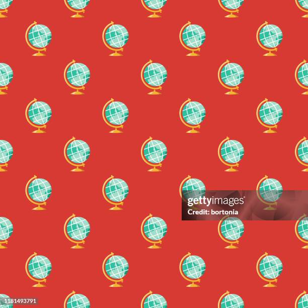 globe customer service pattern - self service stock illustrations