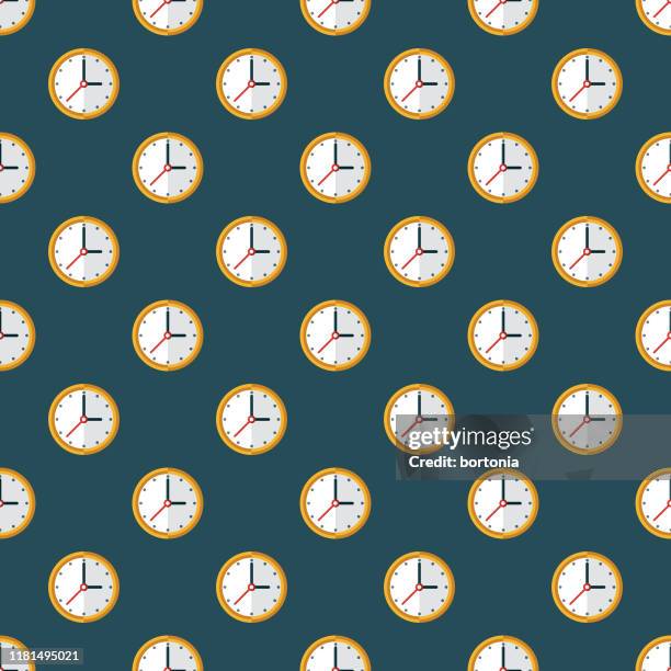 time customer service pattern - self service stock illustrations