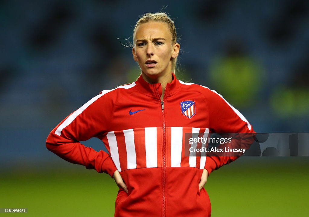 Manchester City Women v Atletico Madrid Femenino - UEFA Women's Champions League Round of 16: First Leg