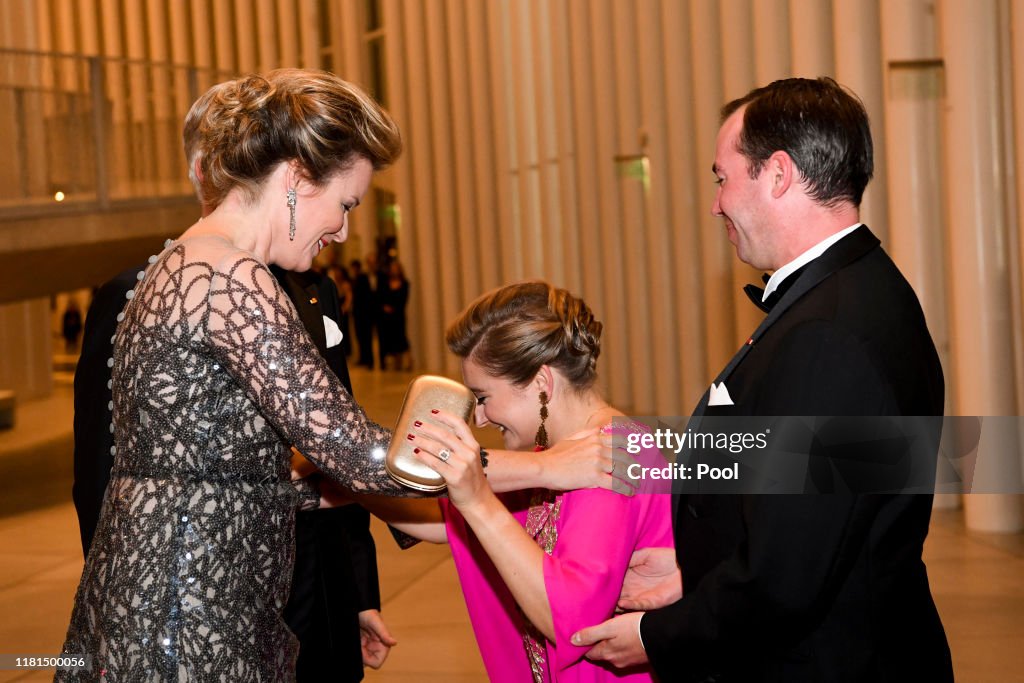 King Philippe Of Belgium And Queen Mathilde Of Belgium : State Visit In Luxembourg : Day Two