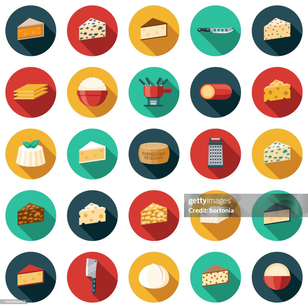 Cheese Icon Set