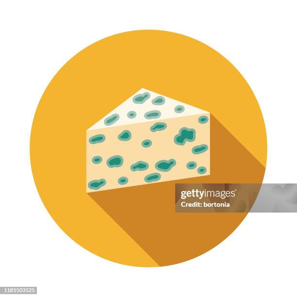 roquefort cheese icon - blue cheese stock illustrations