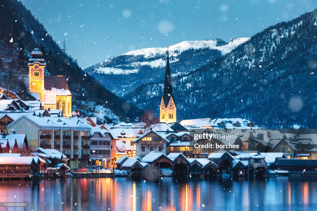 Hallstatt im Winter