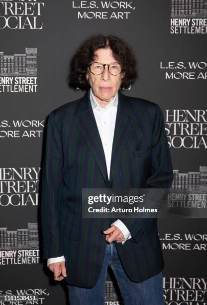 Fran Lebowitz attends the 2019 Henry Street Social: L.E.S. Work, More Art Gala at The Bowery Hotel on October 16, 2019 in New York City.