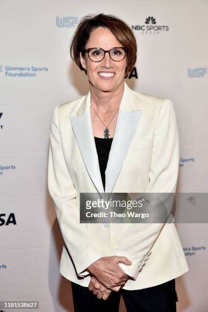Mary Carillo attends The Women in Sports Foundation 40th Annual Salute to Women in Sports Awards Gala, celebrating the most accomplished women in...