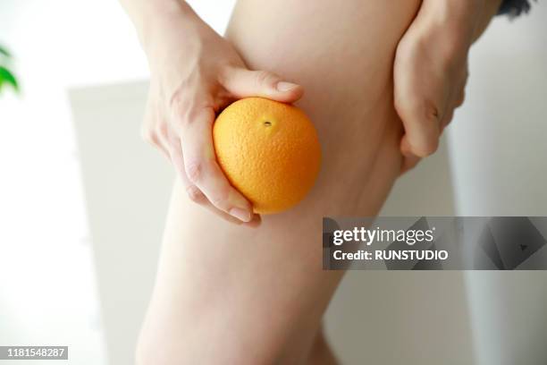 cellulite, conceptual image - cellulite stock pictures, royalty-free photos & images