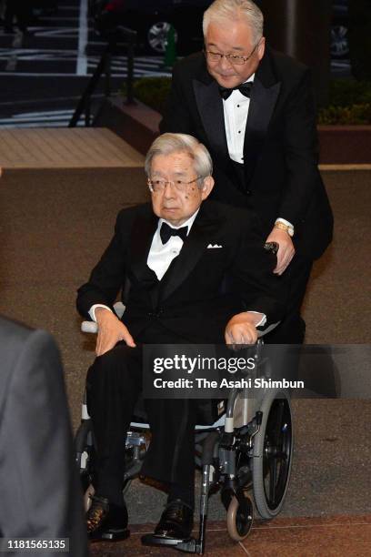 Prince Hitachi attends the Praemium Imperiale Award Ceremony on October 16, 2019 in Tokyo, Japan.