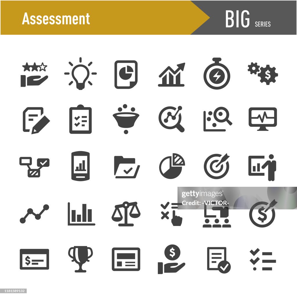 Iconos de evaluación - Big Series