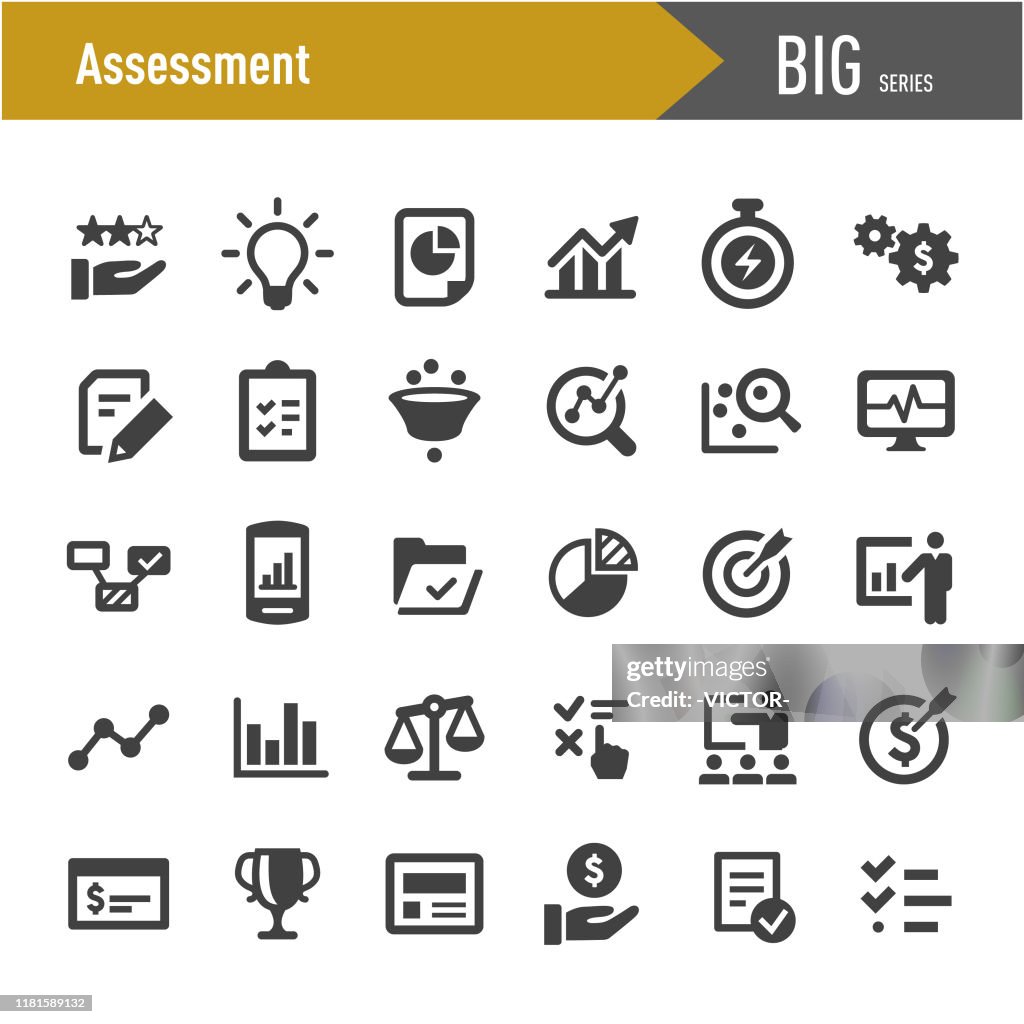 Assessment Icons - Big Series