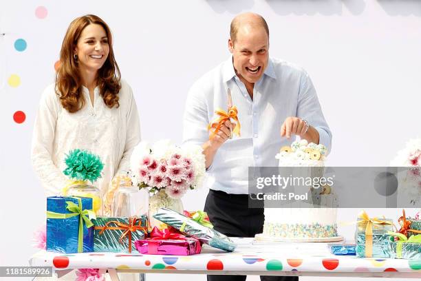 Prince William, Duke of Cambridge and Catherine, Duchess of Cambridge visit SOS Children's village during their royal tour of Pakistan on October 17,...