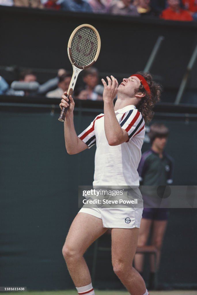 John McEnroe at Wimbledon '80