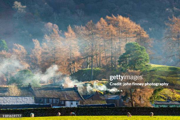 lake district - rosthwaite - barrowdale - keswick - cumbria - uk - whitehaven cumbria stock-fotos und bilder