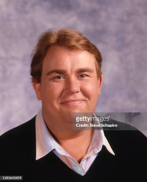 Portrait of Canadian actor and comedian John Candy , Los Angeles, California, 1986.