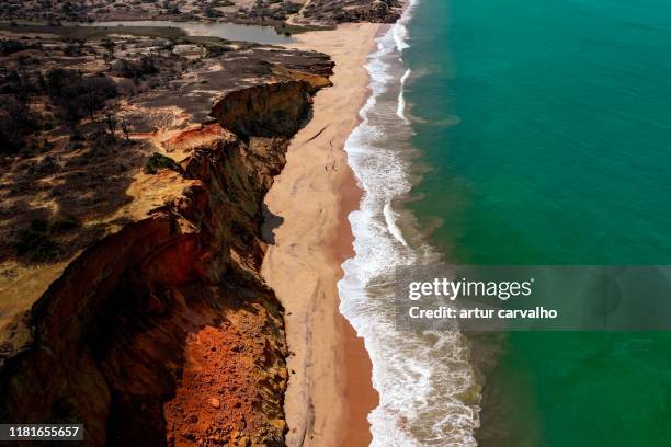 african beach destination from above - angola coastline stock pictures, royalty-free photos & images