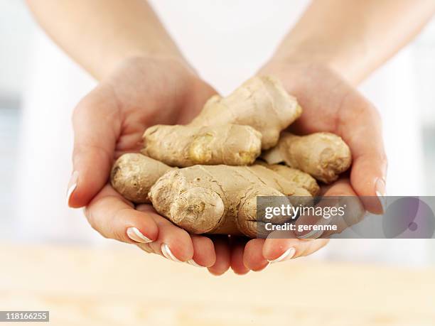 ginger roots - ginger stock pictures, royalty-free photos & images