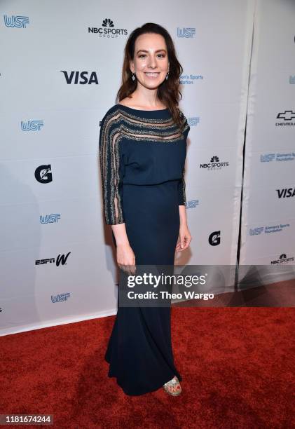 Sarah Hughes attends The Women in Sports Foundation 40th Annual Salute to Women in Sports Awards Gala, celebrating the most accomplished women in...