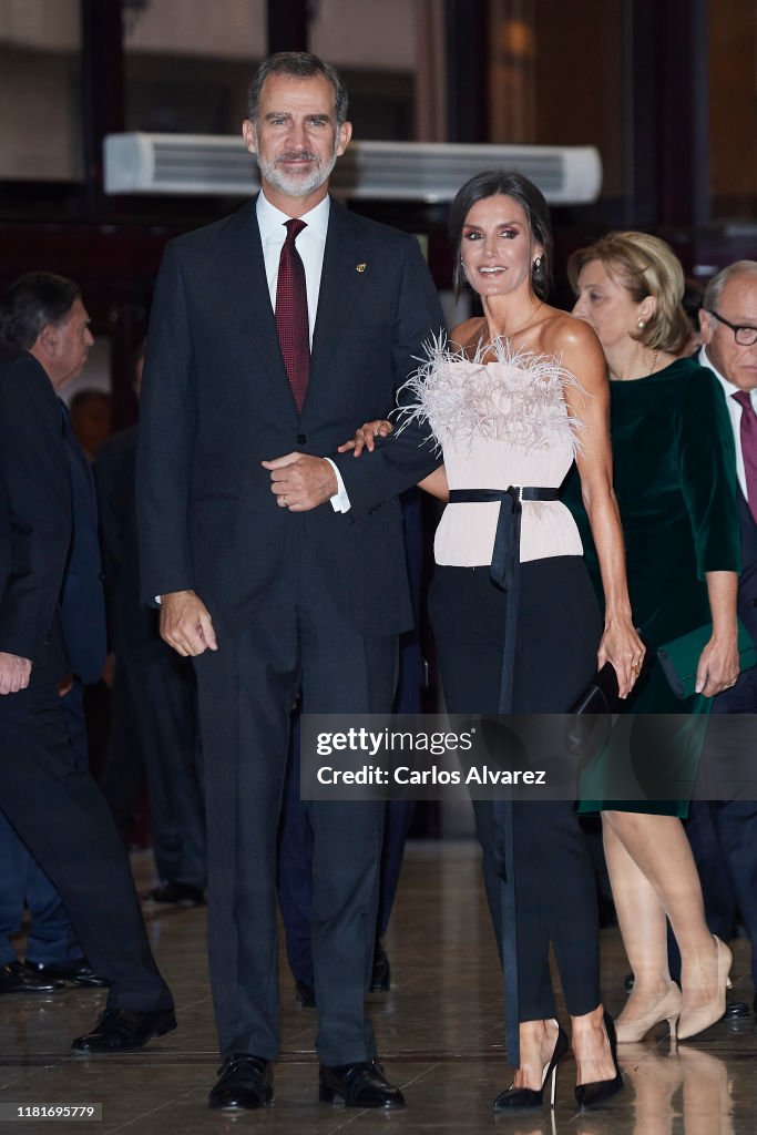 Spanish Royals Attend Princess of Asturias Awards Concert 2019