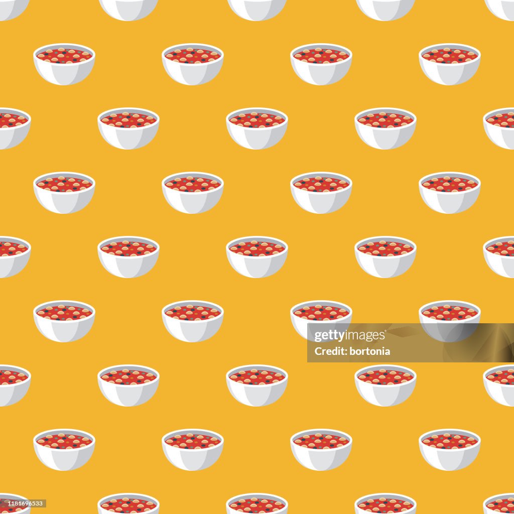 Minestrone Soup Italian Food Pattern