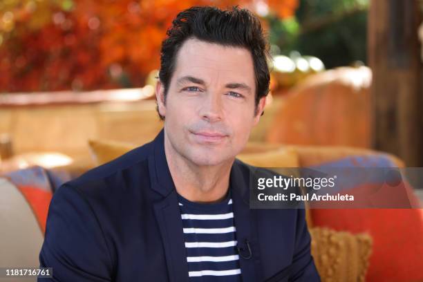 Actor Brennan Elliot visits Hallmark Channel's "Home & Family" at Universal Studios Hollywood on October 17, 2019 in Universal City, California.