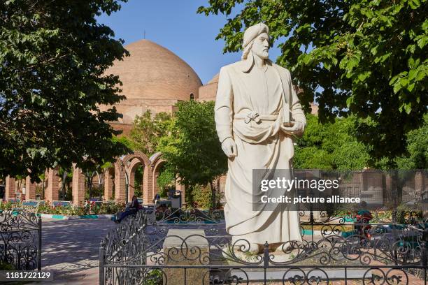 Die Blaue Moschee, auch bekannt als Kabud Moschee in der iranischen Stadt Tabriz, aufgenommen am . Sie wurde im Jahr 1465, im Auftrag von Chatun...