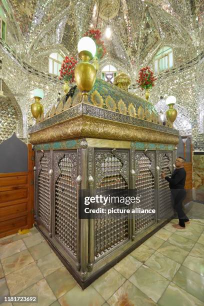 Das Danielsgrab, Heiligtum sowohl für Moslems als auch Juden in der Stadt Susa im Iran, aufgenommen am .