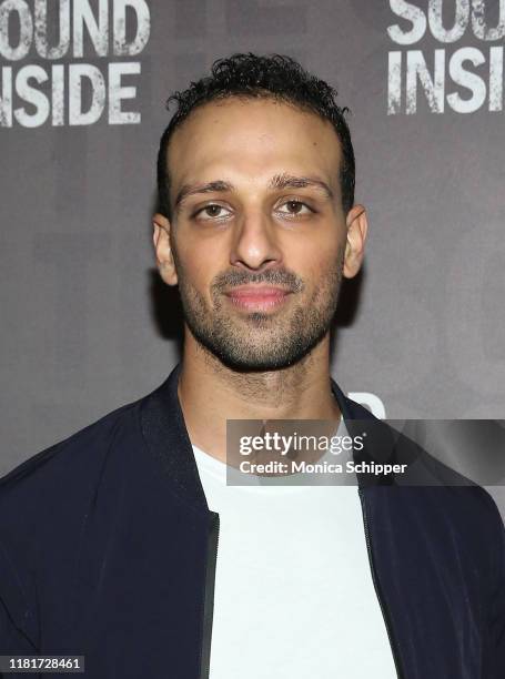 Ari'el Stachel attends "The Sound Inside" opening night at Studio 54 on October 17, 2019 in New York City.