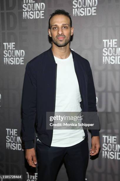 Ari'el Stachel attends "The Sound Inside" opening night at Studio 54 on October 17, 2019 in New York City.
