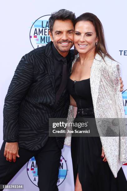 Eugenio Derbez and Alessandra Rosaldo attend the 2019 Latin American Music Awards at Dolby Theatre on October 17, 2019 in Hollywood, California.