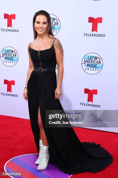 Kate del Castillo arrives at the 2019 Latin American Music Awards at Dolby Theatre on October 17, 2019 in Hollywood, California.