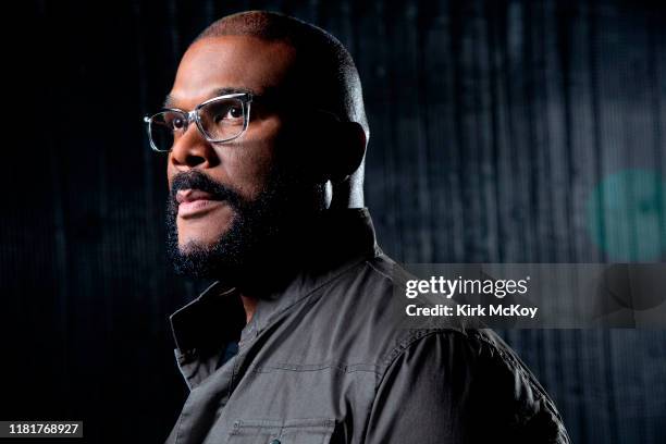 Producer/actor/writer/director Tyler Perry is photographed for Los Angeles Times on September 26, 2019 in Atlanta, Georgia. PUBLISHED IMAGE. CREDIT...