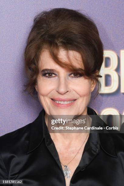 Fanny Ardant attends the "La Belle Epoque" premiere at cinema Gaumont Opera Capucines on October 17, 2019 in Paris, France.