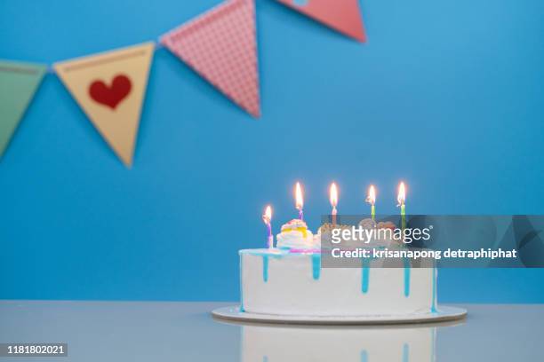 cake,birthday cake with colorful - birthday cake stock pictures, royalty-free photos & images