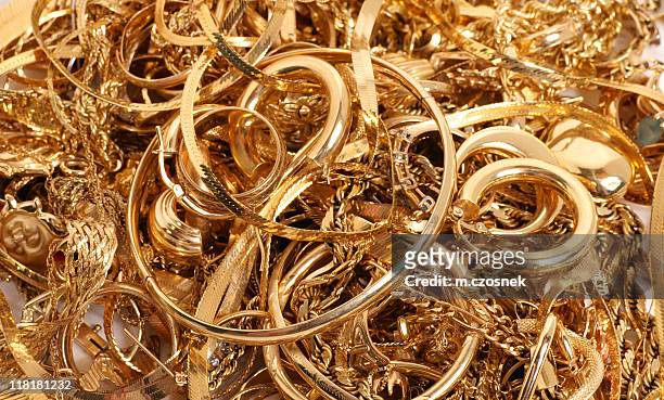 all that glitters is gold - jewelry stock pictures, royalty-free photos & images