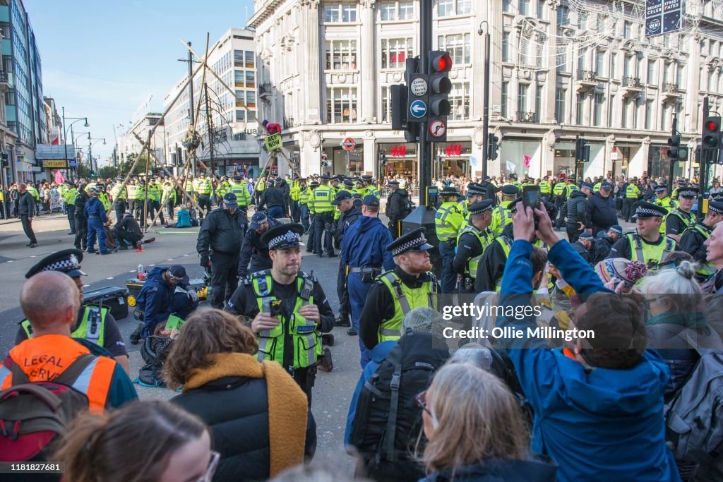 Extinction Rebellion Activists Protest In London