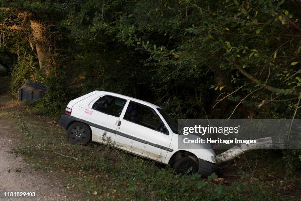 Citroen Saxo accident 2016. Creator: Unknown.